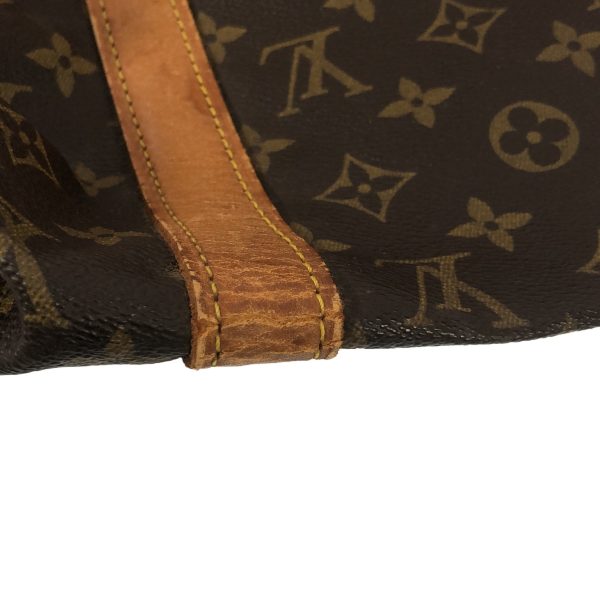 37941979 11 Louis Vuitton Sac Souple Monogram Canvas Boston Bag Brown