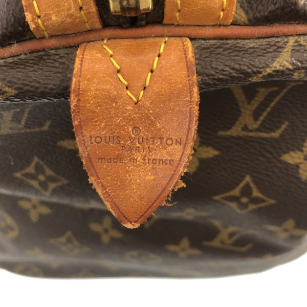 37941979 7 Louis Vuitton Sac Souple Monogram Canvas Boston Bag Brown