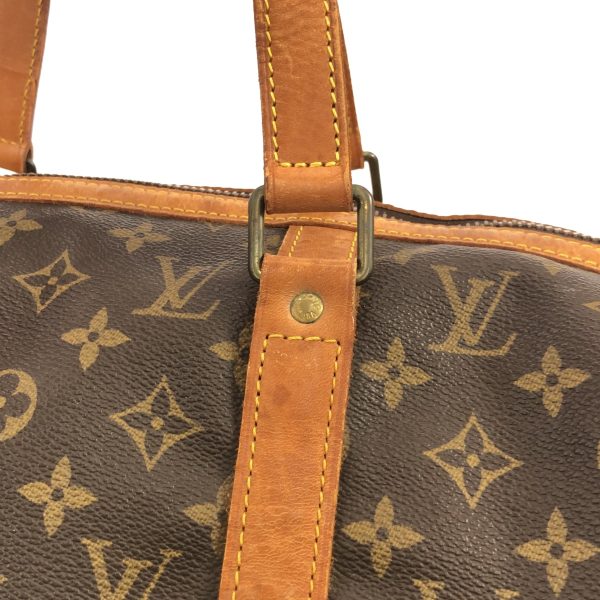 37941979 8 Louis Vuitton Sac Souple Monogram Canvas Boston Bag Brown