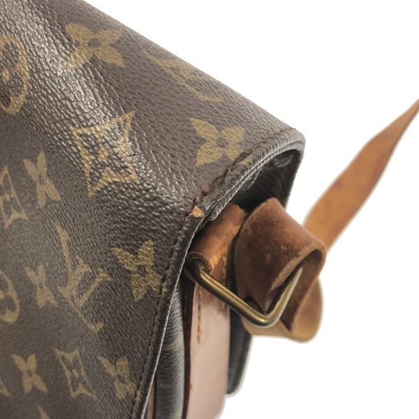 37941983 12 Louis Vuitton Cartesier Monogram Canvas Shoulder Bag Brown