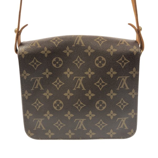 37941983 3 Louis Vuitton Cartesier Monogram Canvas Shoulder Bag Brown