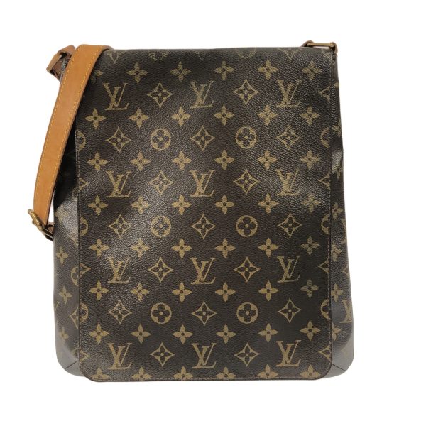 37941986 1 Louis Vuitton Musette Monogram Canvas Shoulder Bag Brown