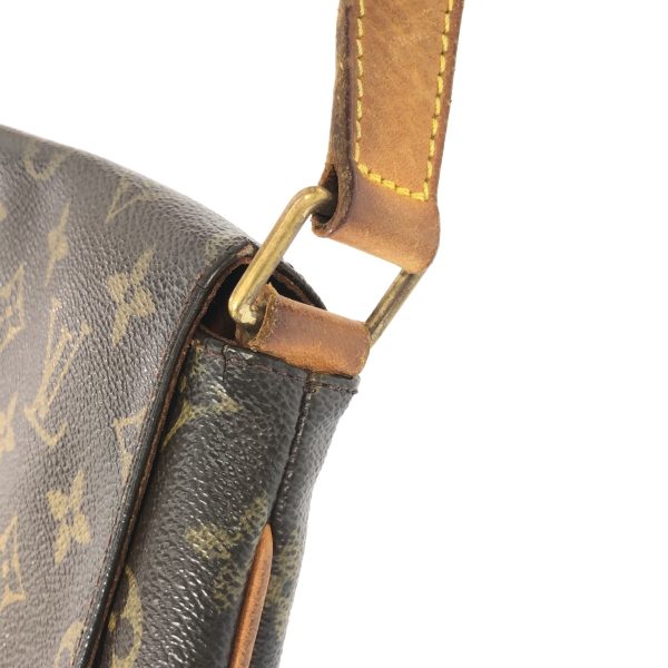 37941986 10 Louis Vuitton Musette Monogram Canvas Shoulder Bag Brown