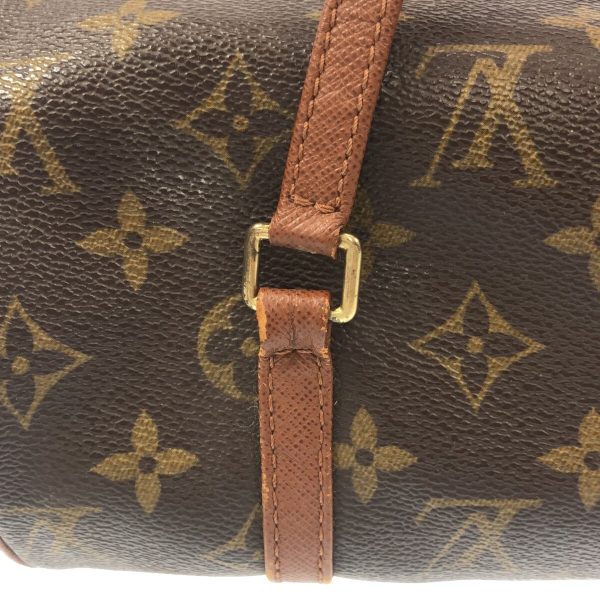 37941990 10 Louis Vuitton Vintage Papillon Monogram Canvas Handbag Brown