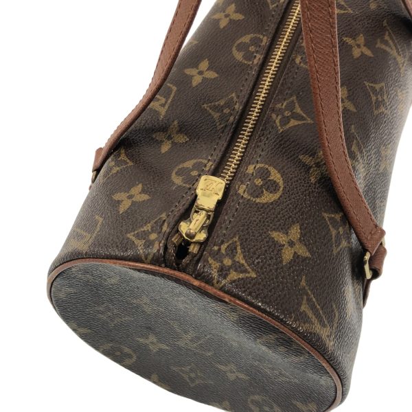 37941990 11 Louis Vuitton Vintage Papillon Monogram Canvas Handbag Brown