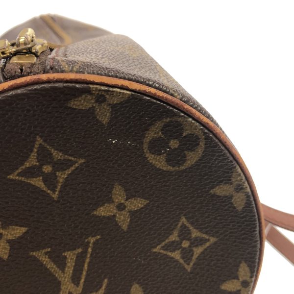 37941990 12 Louis Vuitton Vintage Papillon Monogram Canvas Handbag Brown