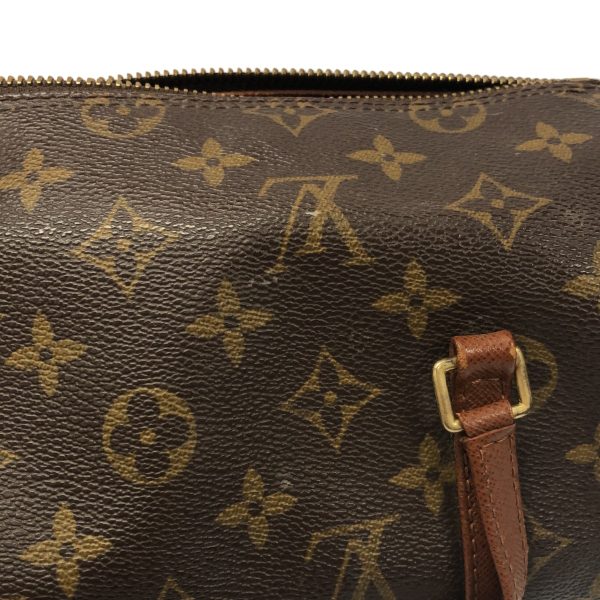 37941990 13 Louis Vuitton Vintage Papillon Monogram Canvas Handbag Brown