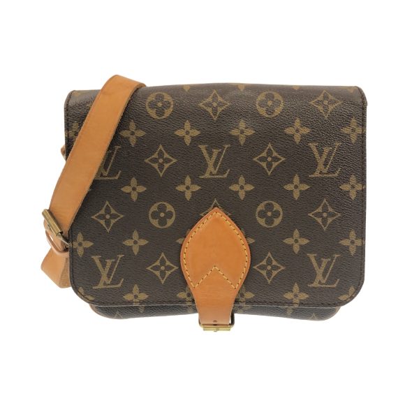 37942000 1 Louis Vuitton Cartesier Monogram Canvas Shoulder Bag Brown