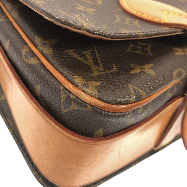 37942000 5 Louis Vuitton Cartesier Monogram Canvas Shoulder Bag Brown