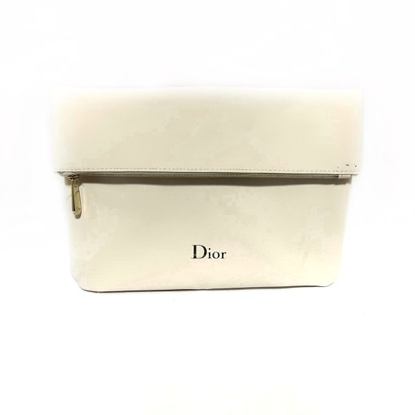 37942621 1 Dior Beaute Clutch Bag Synthetic Leather Ivory