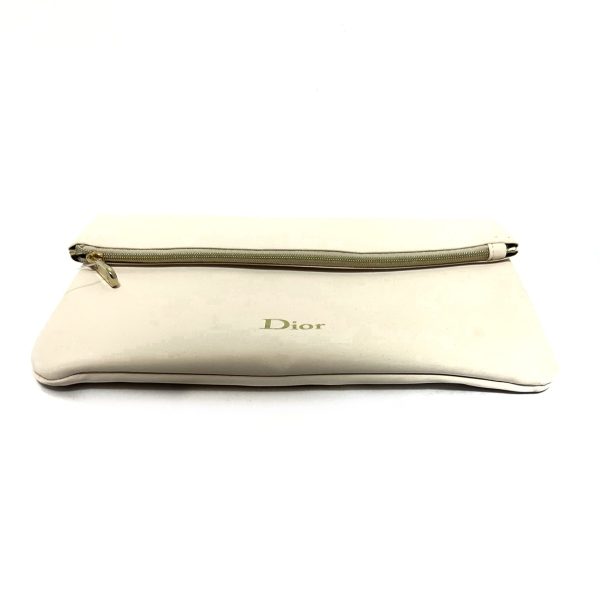 37942621 4 Dior Beaute Clutch Bag Synthetic Leather Ivory