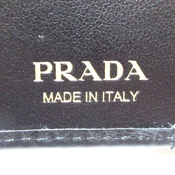 37943427 5 Prada Key Case Leather Black