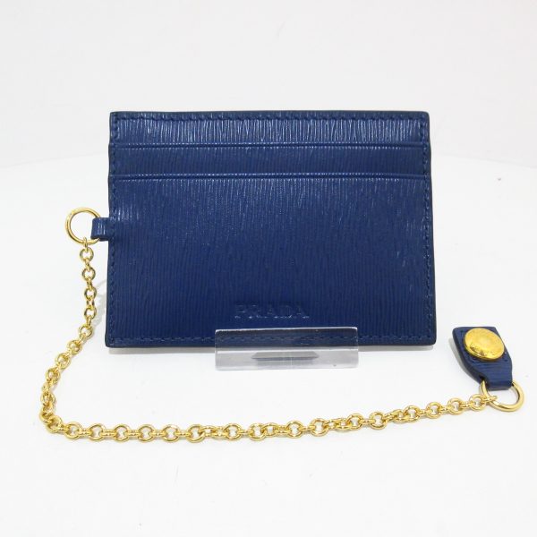 37944962 8 Prada Long Wallet Leather Blue