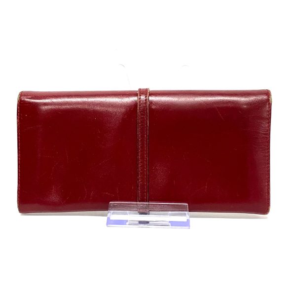 37946943 2 Prada Long Wallet Leather Bordeaux