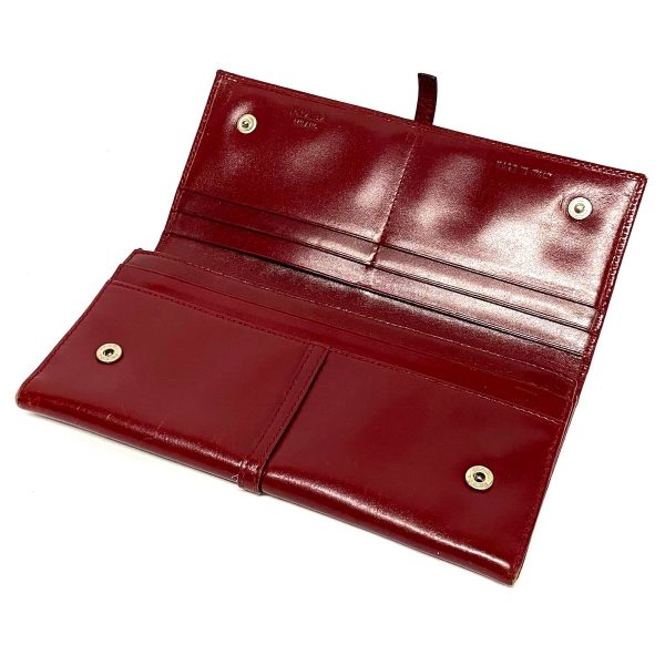 37946943 3 Prada Long Wallet Leather Bordeaux