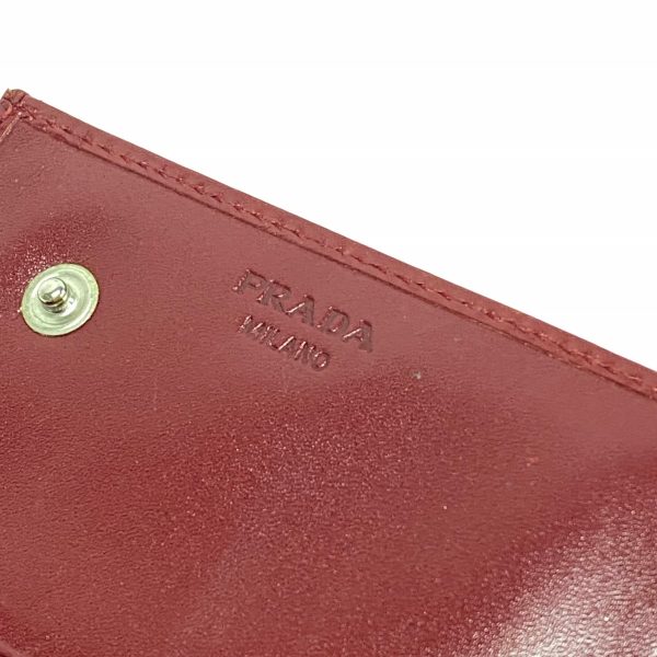 37946943 5 Prada Long Wallet Leather Bordeaux