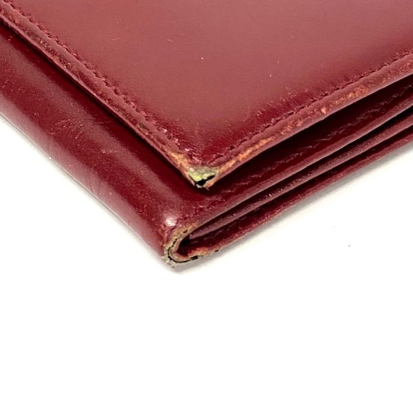 37946943 6 Prada Long Wallet Leather Bordeaux