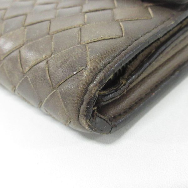 37950393 9 Bottega Veneta Intrecciato Long Wallet Leather Brown