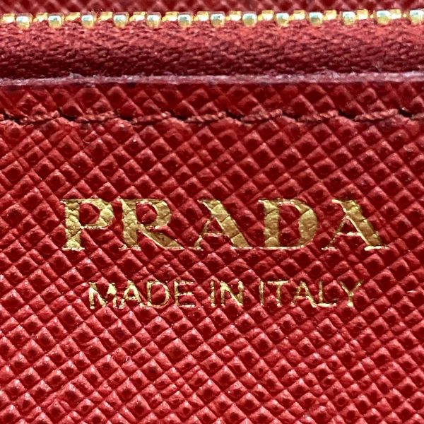 37950406 6 Prada Long Wallet Leather Beige