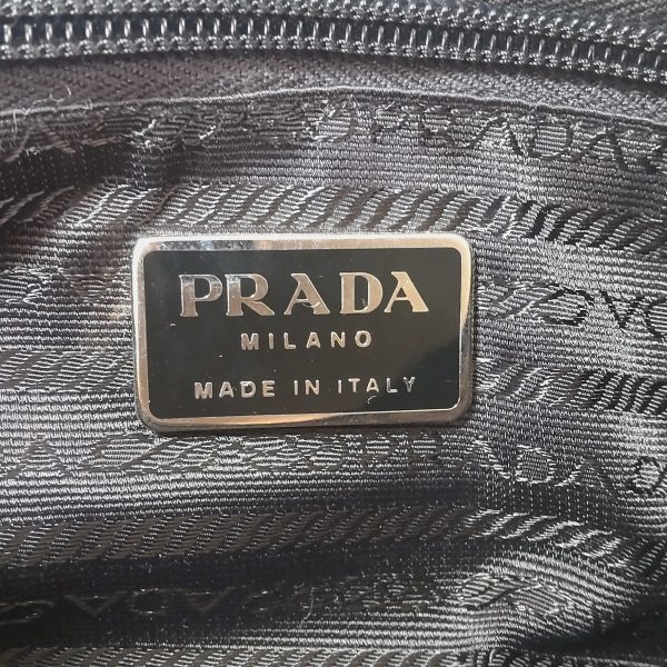 37951507 8 Prada Handbag Nylon Black