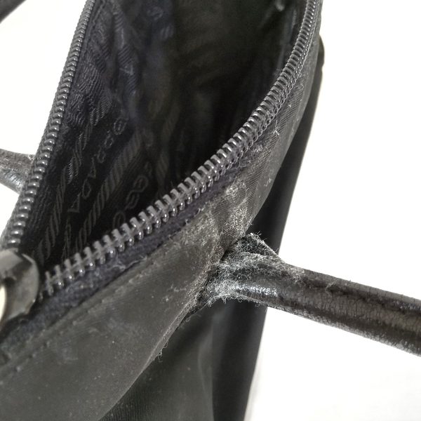 37951507 9 Prada Handbag Nylon Black