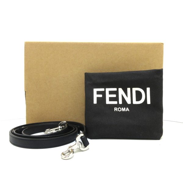 37956318 11 Fendi Mini Visible Handbag Black Leather