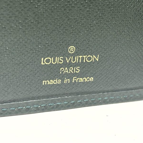 37956367 5 Louis Vuitton Porto Chequie Taiga Leather Bill Purse Epicea