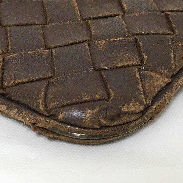 37957546 6 Bottega Veneta Intrecciato Coin Case Leather Brown