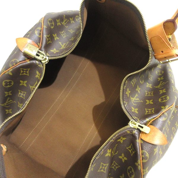 37957609 6 Louis Vuitton Keepall Monogram Canvas Boston Bag Brown