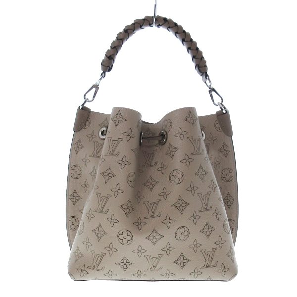 37958357 3 Louis Vuitton Mulia Handbag Perforated Mahina Calf Leather Gale