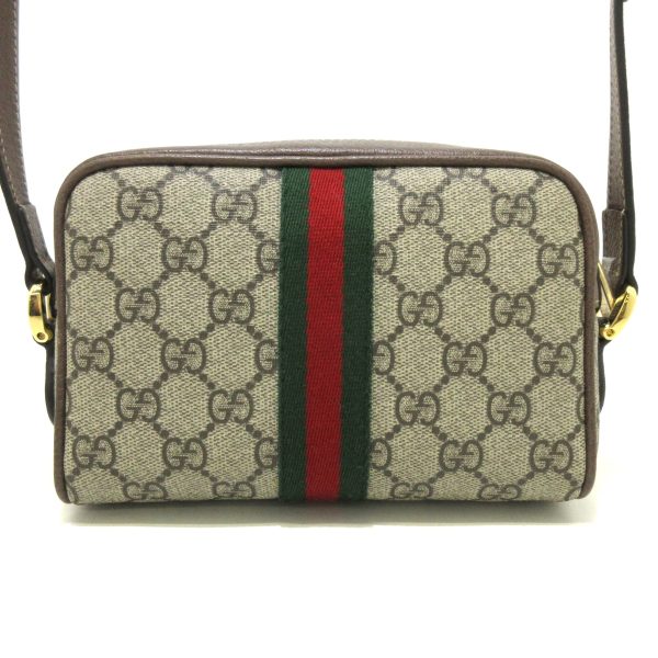 37959592 3 Gucci Ophidia PVC Shoulder Bag Gray Beige Red Green