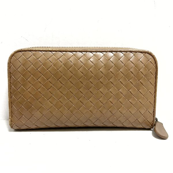 37961938 2 Bottega Veneta Zip Around Wallet Leather Brown