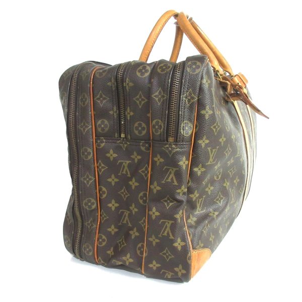 37977805 2 Louis Vuitton Sac Trois Poche Monogram Canvas Boston Bag Brown