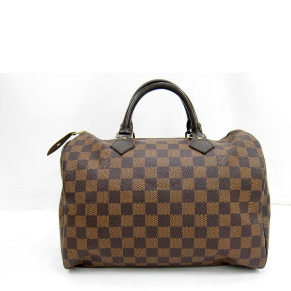 38012 2 Louis Vuitton Speedy 30 Handbag Damier Ebene