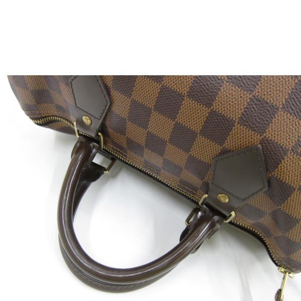 38012 3 Louis Vuitton Speedy 30 Handbag Damier Ebene