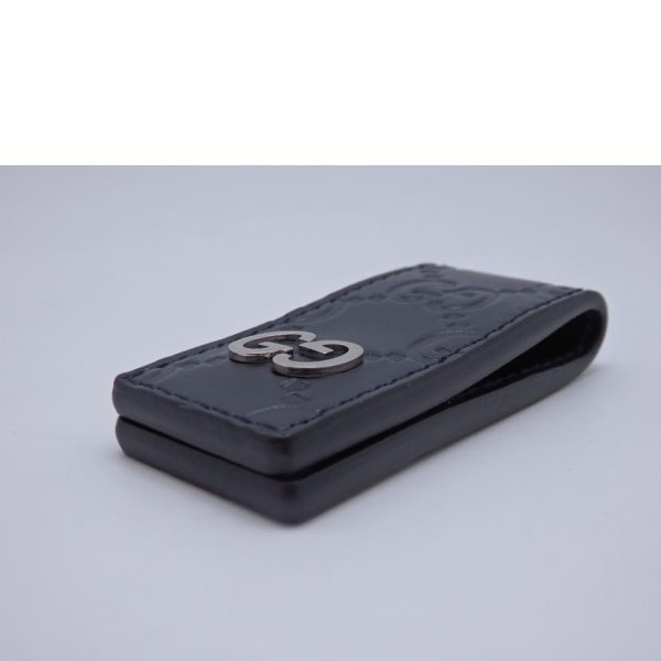 38014 3 Gucci Money Clip Black