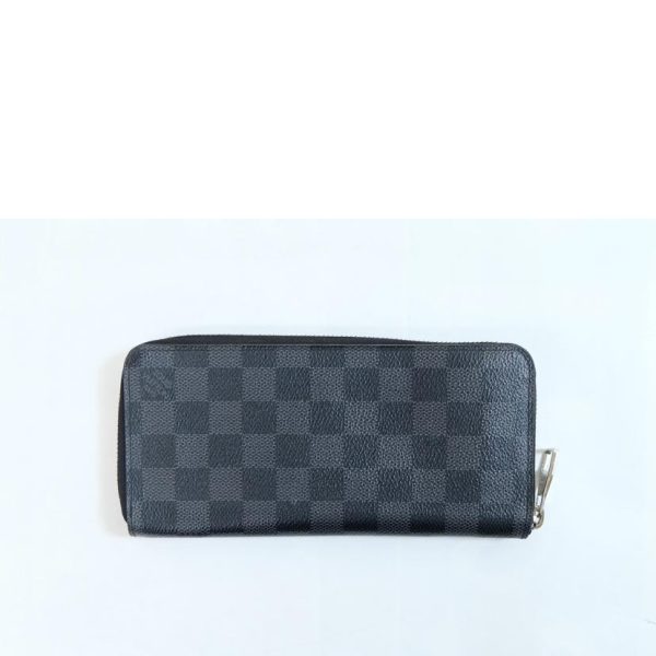 38016 2 Louis Vuitton Zippy Wallet Vertical Graphite Wallet