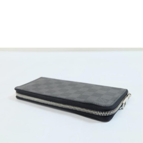 38016 3 Louis Vuitton Zippy Wallet Vertical Graphite Wallet