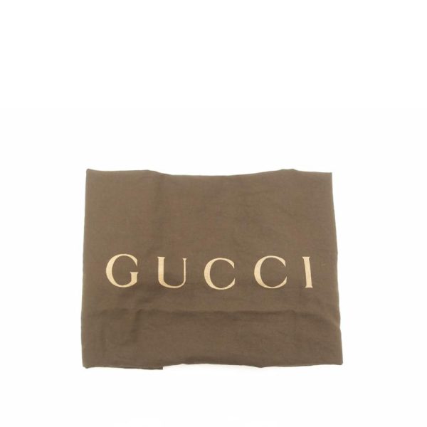 38056 6 Gucci GG Crystal Semi Shoulder Bag Brown