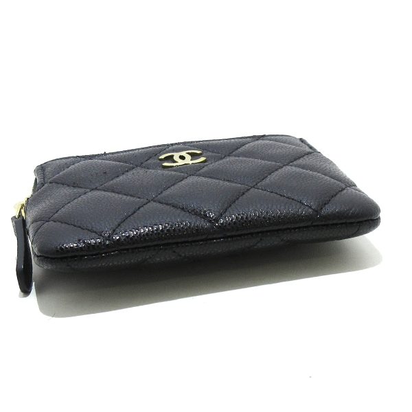 38066293 8 Chanel Matelasse Coin Case Gold Hardware Caviar Skin Black