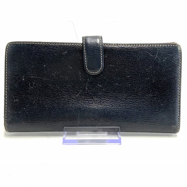 38067284 2 Loewe Velazquez Long Wallet Embossed Leather Black