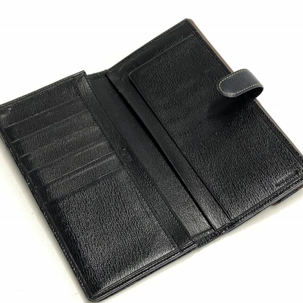 38067284 3 Loewe Velazquez Long Wallet Embossed Leather Black