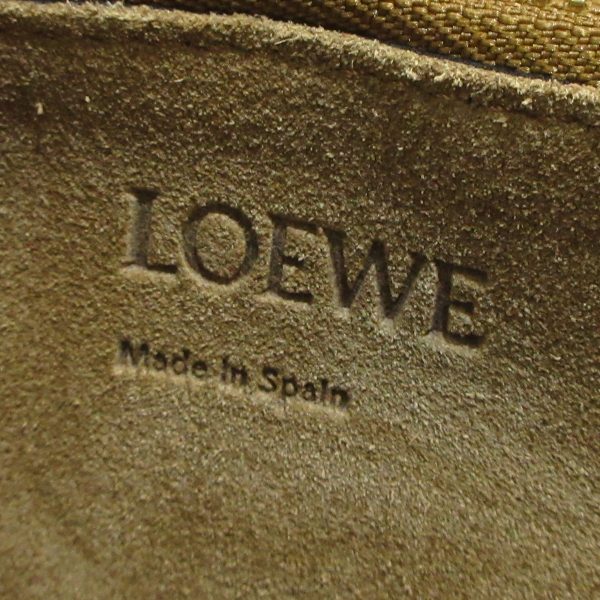 38067640 7 Loewe Gate Top Handle Bag Small Calf Leather Dark Green