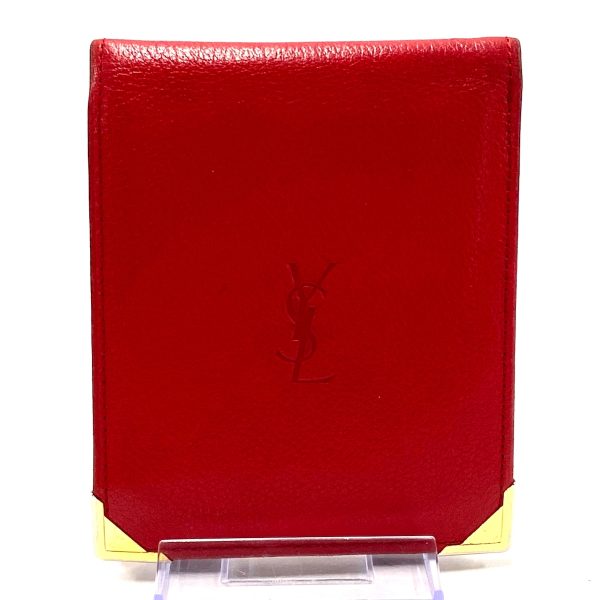 38067693 1 Yves Saint Laurent Leather Bifold Wallet Red