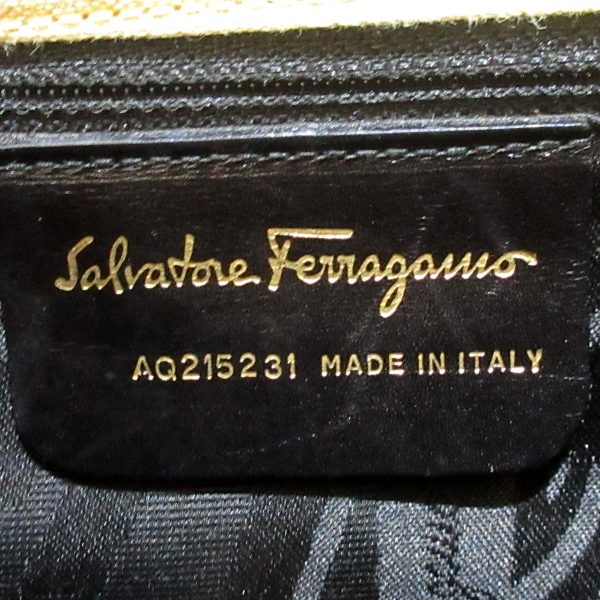 38070484 8 Salvatore Ferragamo Vara Shoulder Bag Yellow Linen