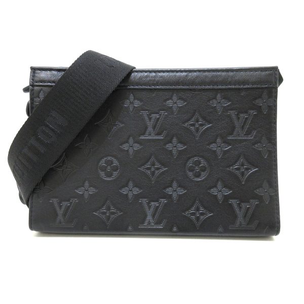 38072265 1 Louis Vuitton Gaston Wearable Monogram Shadow Leather Wallet Noir