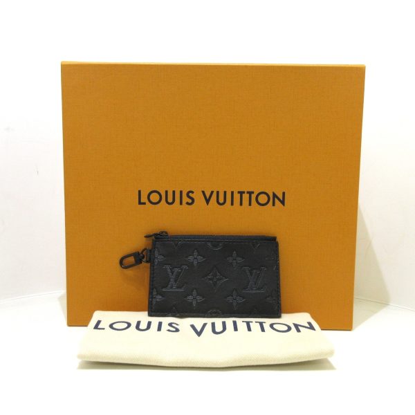 38072265 9 Louis Vuitton Gaston Wearable Monogram Shadow Leather Wallet Noir