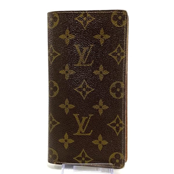 38076975 1 Louis Vuitton Porto Cult Credit Monogram Canvas Yen Billfold Brown