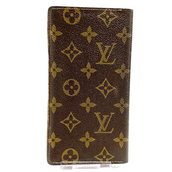 38076975 2 Louis Vuitton Porto Cult Credit Monogram Canvas Yen Billfold Brown