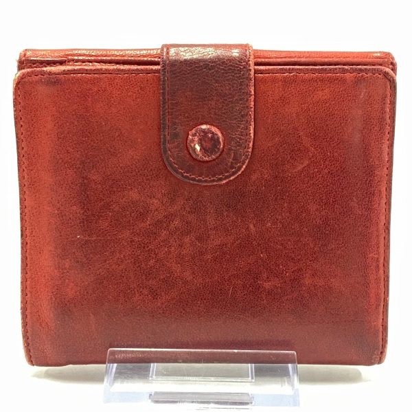 38076987 2 Chanel W Hook Wallet Leather Red